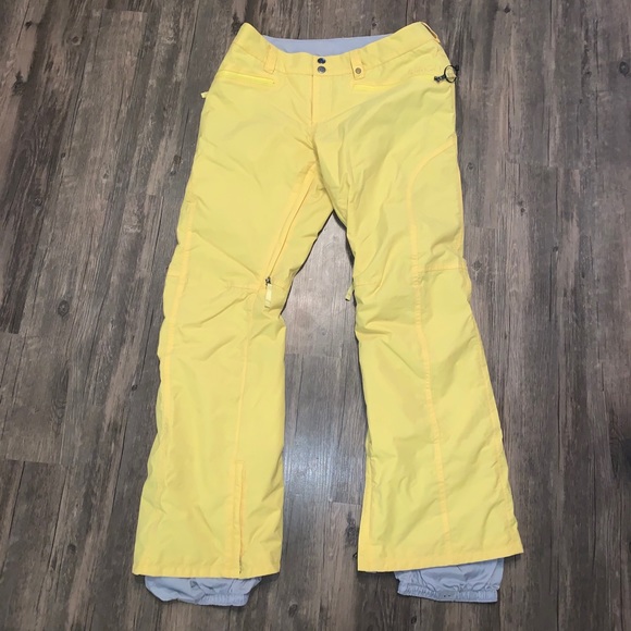 Nwot Burton Large Yellow Snow Pants 